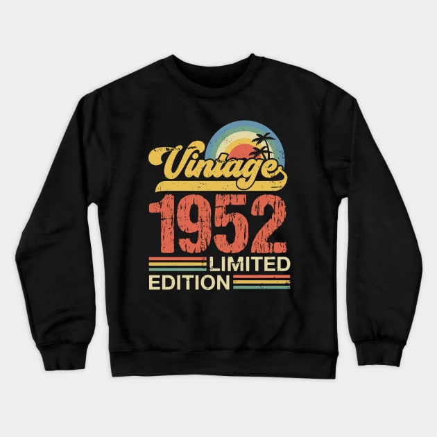 Retro vintage 1952 limited edition Crewneck Sweatshirt by Crafty Pirate 